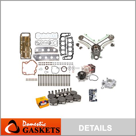 Overhaul Engine Rebuild Kit Fits 08 10 Dodge Dakota Ram Durango Jeepr 4