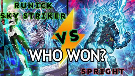 Runick Sky Striker Vs Spright Duelingbook Replay High Ranked