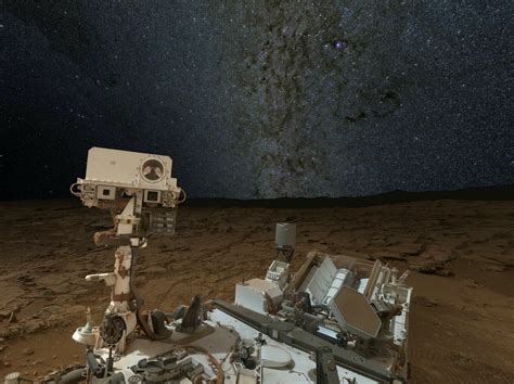 Mars Curiosity Rover Night