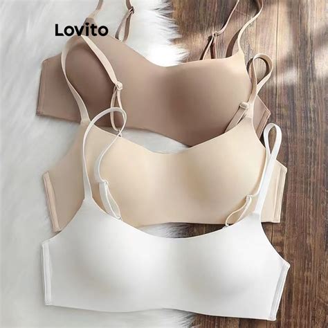 Lovito Casual Suti Feminino Liso Alinhado El Stico Lne Damasco