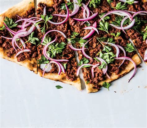 Spicy Lamb Pizza