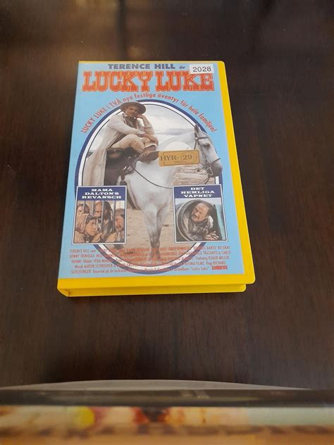 Lucky Luke Terence Hill Ldre Vhs Film Fint K P P Tradera