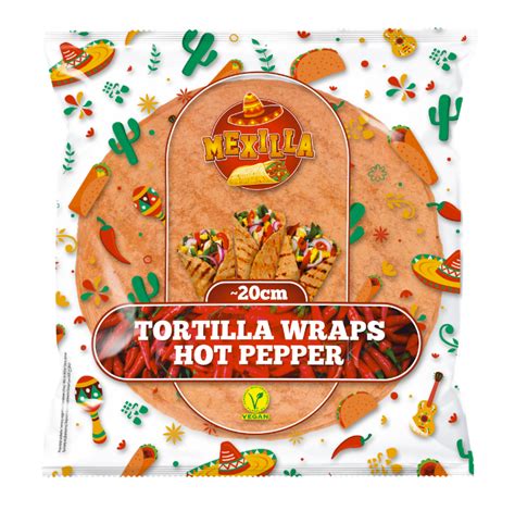 Hot Pepper Tortilla Cm G Pcs Turka