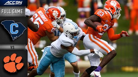 Citadel Vs Clemson Full Game Replay 2020 ACC Football YouTube