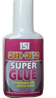 Hard As Nails Super Glue G With Brush On Precision Application