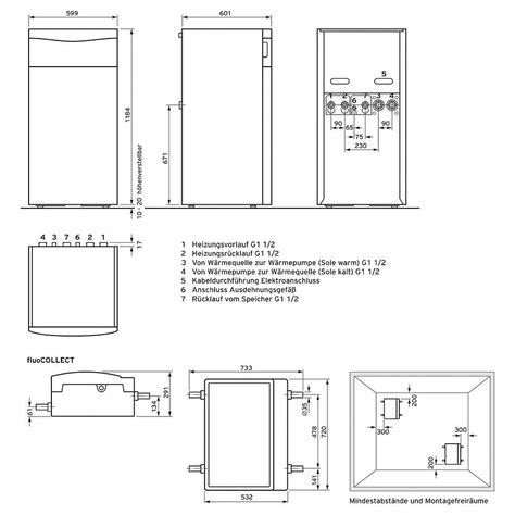 VAILLANT Heizungswärmepumpe flexoTHERM exclusive VWF 57 4 mit fluoCOLLECT