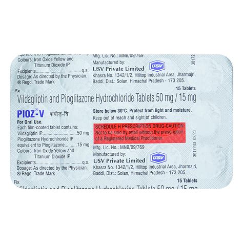 Pioz V Tablet Uses Side Effects Price Apollo Pharmacy