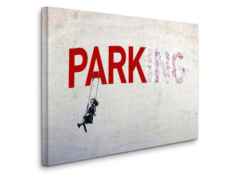 Banksy Parking Canvas Print