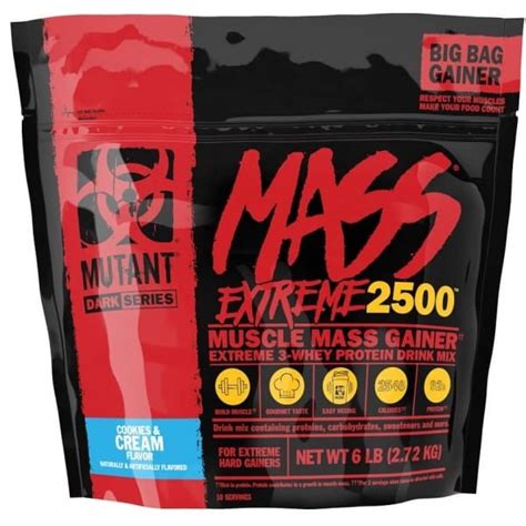 Mass Extreme 2500 Mutant Ganador De Peso 6 Lb