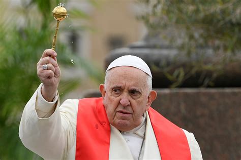 A Gazeta Papa Francisco Participa Da Missa De Domingo De Ramos No