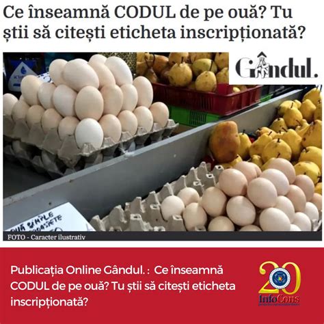 Publica Ia Online G Ndul Ce Nseamn Codul De Pe Ou Tu Tii S