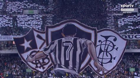 V Deo Torcida Do Botafogo Exibe Mosaico Em Homenagem A Garrincha