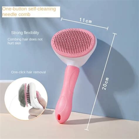 Brosse De Toilettage En Acier Inoxydable Pour Animaux De Compagnie