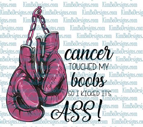 Cancer Touched My Boobs So I Kicked Breast Tatas Clipart Etsy