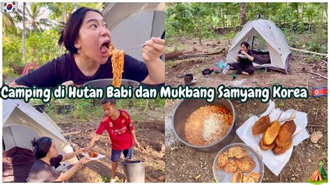 Vvlog Desa Masak Besar Mukbang Makanan Korea Jam Camping Di