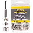 Amazon General Tools 1265 Snap Fastener Kit With 6 Fasteners