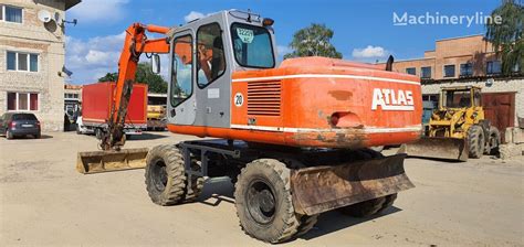 Atlas Wheel Excavator For Sale Ukraine M Lutsk Dq