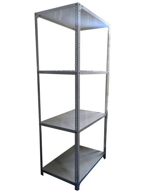 Stainless Steel Paint Coated Slotted Angle Rack For Office Height