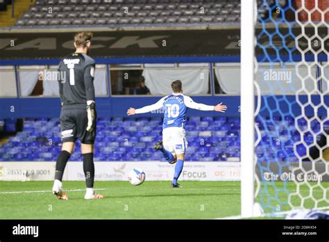 CELEBRATION Lukas Jutkiewicz 10 Of Birmingham City Celebrates His