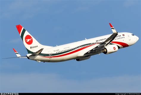 S2 AHO Boeing 737 8E9 Biman Bangladesh Airlines Mohamed Rizwan