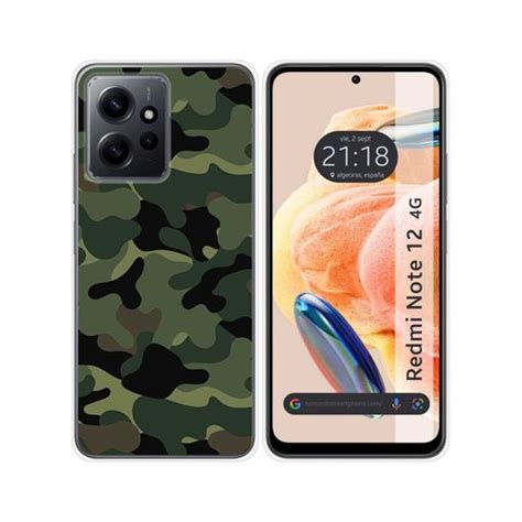 Funda Silicona Xiaomi Redmi Note G Dise O Camuflaje Dibujos Con