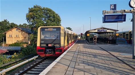 S Bahn Berlin Mitfahrt In Der S Von Gr Nau Bis Westend In Der Br