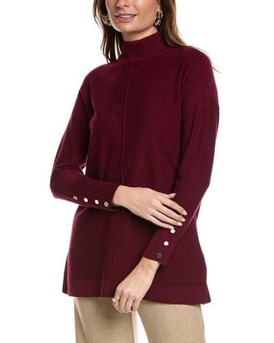 Red Anne Klein Tops For Women Lyst