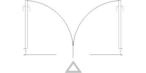 Puerta Doble Hoja Bloque Din Mico En Autocad Librer A Cad