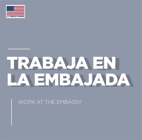 Vacantes de empleo en la Embajada de Estados Unidos Cómo aplicar