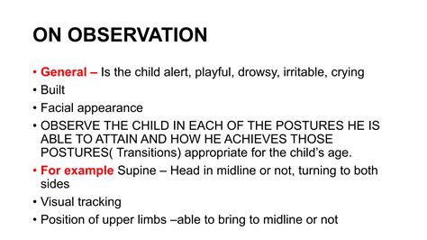 Paediatric Assessment In Physiotherapypptx