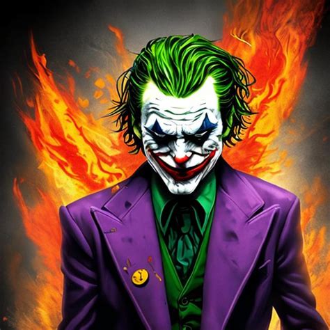 Joker On Fire Openart