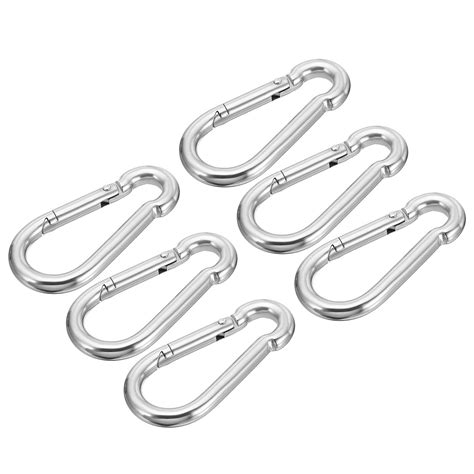 31 Inch Snap Hooks 6pcs Stainless Steel Spring Snap Hook M8 Metal