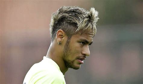 Neymar Hairstyle 2014 World Cup Fc Barcelona Photo