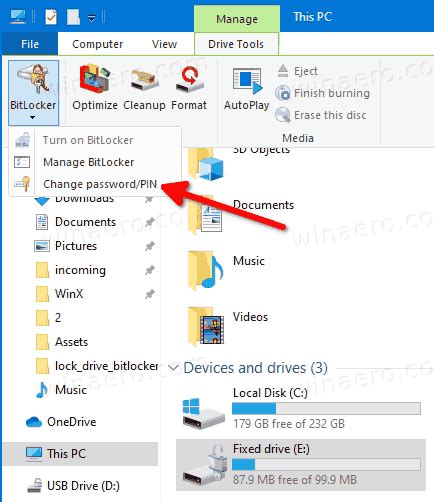 Change Bitlocker Password In Windows