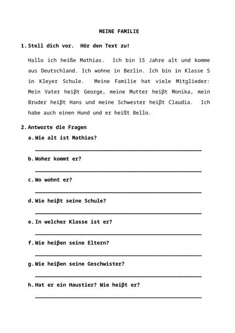 Docx Meine Familie Lesetext Dokumen Tips