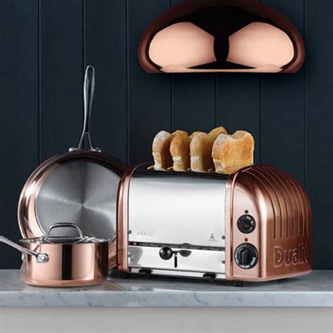 Dualit Classic Vario AWS 4 Slot Toaster Copper Snellings Gerald Giles