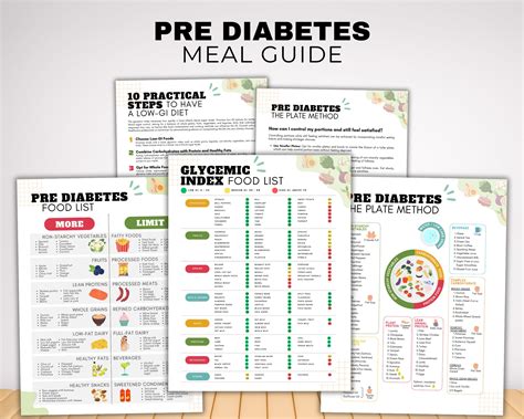 Pre Diabetic Meal Plan and Food List for Pre Diabetes Low Sugar Food