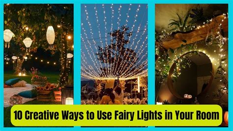 Creative Ways To Use Fairy Lights In Your Room Youtube