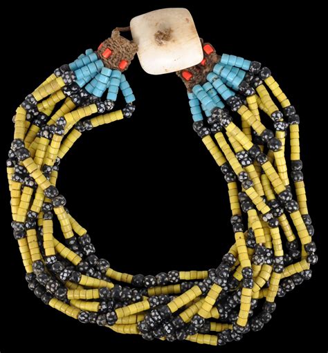 Superb Multi Strand Naga Bead Necklace Michael Backman Ltd