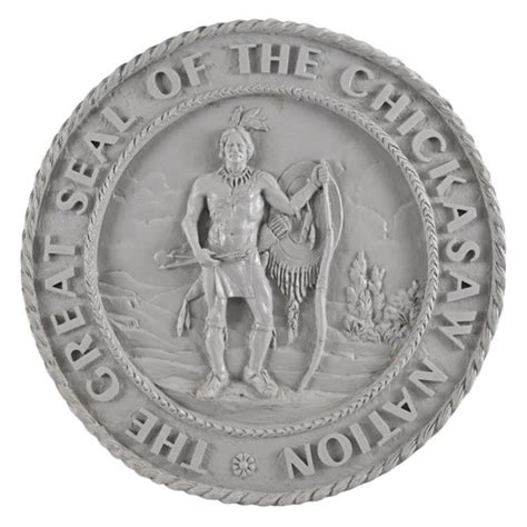 The Great Seal Of The Chickasaw Nation Sign