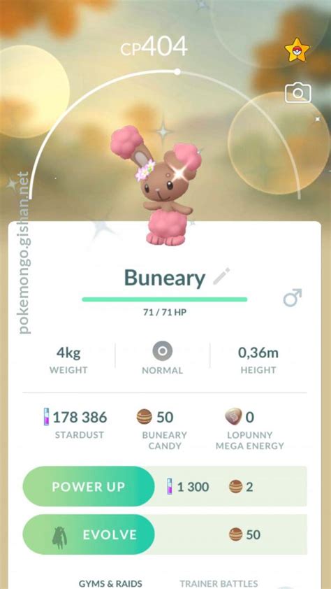 Shiny Buneary - Pokemon Go