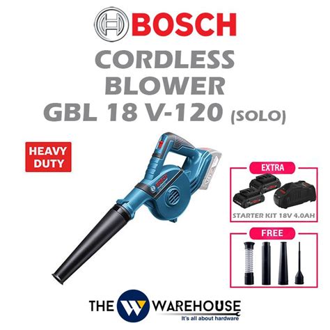 Bosch GBL 18V-120 Cordless Blower GBL18V-120 (SOLO) | Shopee Malaysia