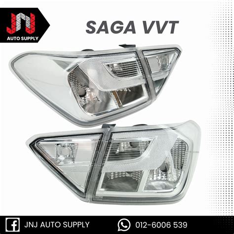 Proton Saga Vvt Tail Lamp Tail Lights Led White Albino Set