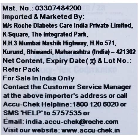 Blood Lancet Accu Chek Softclix 200 Lancets For Hospital At Rs 46583