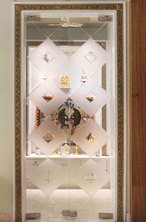 Glass Pooja Room Door Designs Pooja Room Door Design Room Door Design Door Design