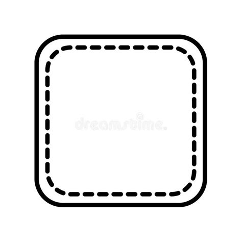 Rounded Rectangle Icon Vector Isolated on White Background, Rounded ...