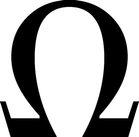 Omega Greek Ohm · Free Vector Graphic On Pixabay