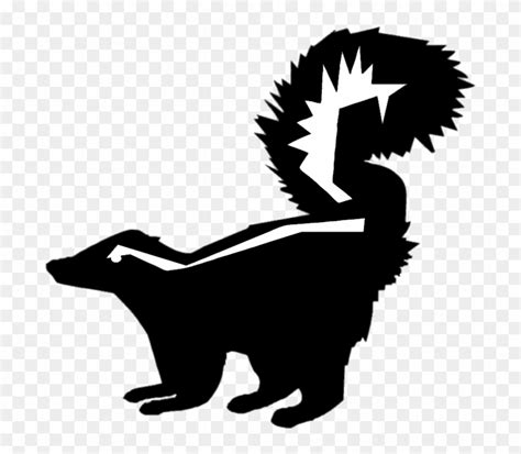 Skunk Silhouette - Skunk Silhouette Transparent Background, HD Png Download - 800x800 (#1292965 ...