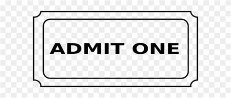 38 Free Printable Admit One Ticket Clipart - Admit One Ticket Template ...