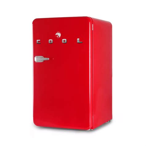 Commercial Cool Retro Refrigerator 32 Cu Ft Red Itgaps